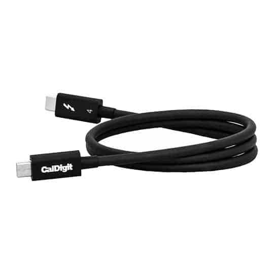 CalDigit 2m 40Gb/s Thunderbolt 4 Cable - Black